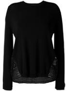 Lédition - Open Back Jumper - Women - Polyester/viscose - S, Black, Polyester/viscose