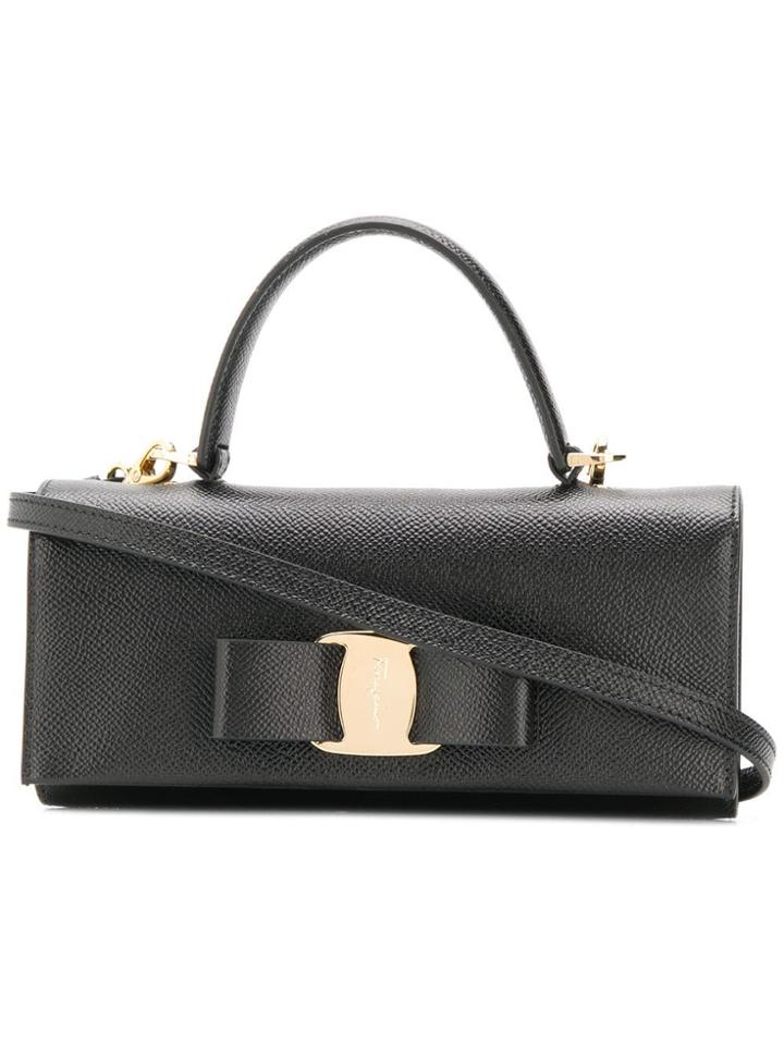 Salvatore Ferragamo Vara Bow Mini Bag - Black
