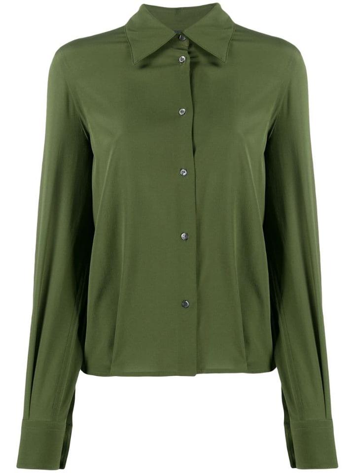 Aspesi Long Sleeved Shirt - Green