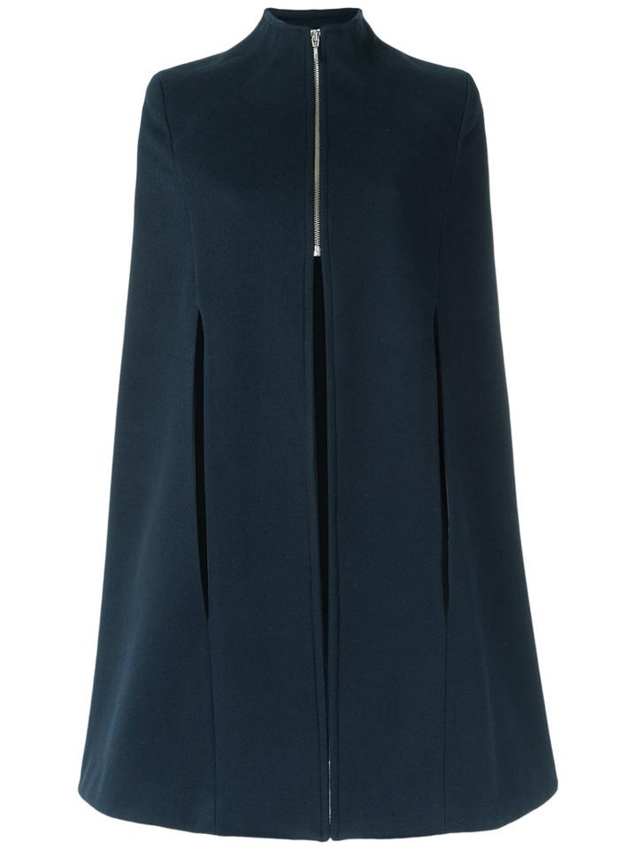 Gloria Coelho - Zipped Cape - Women - Polyamide/wool - P, Black, Polyamide/wool