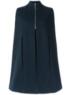 Gloria Coelho - Zipped Cape - Women - Polyamide/wool - P, Black, Polyamide/wool