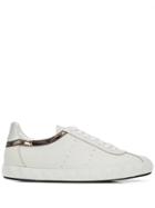 Emporio Armani Metallic Sneakers - White