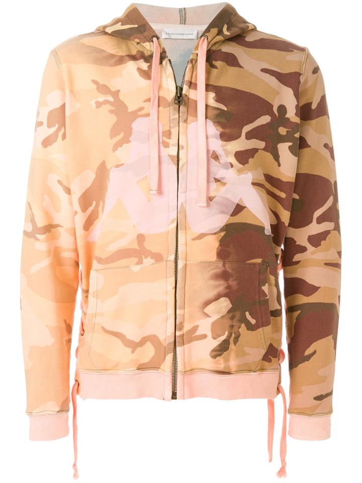 Faith Connexion Kappa Camouflage Hoodie - Yellow & Orange