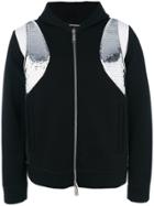 Dsquared2 Contrast Panel Bomber Jacket - Black