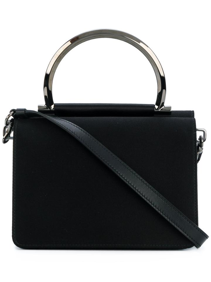 Salvatore Ferragamo Gancio Handle Crossbody Bag - Black