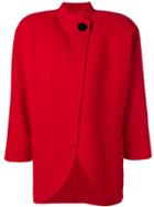 Marc Jacobs Buttoned Oversized Coat - Red