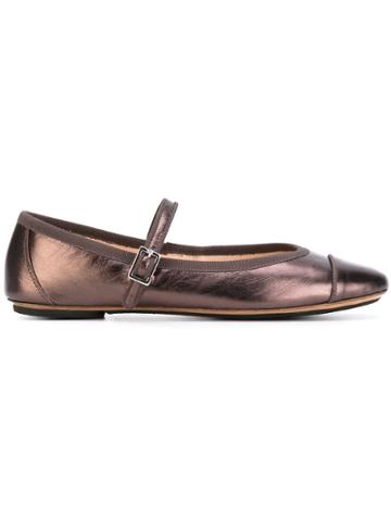 Gielle Kids Teen Mary-jane Style Ballerinas - Metallic
