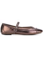 Gielle Kids Teen Mary-jane Style Ballerinas - Metallic