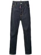 Dsquared2 High Rise Tapered Jeans - Blue