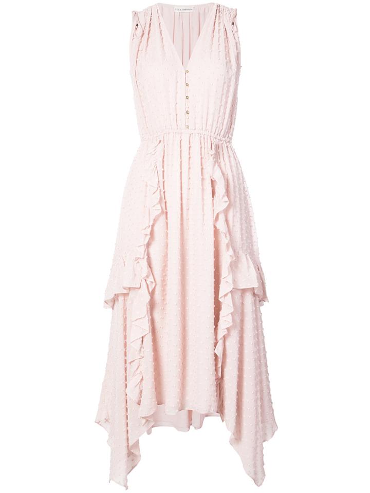 Ulla Johnson Flared Loose Dress - Pink & Purple