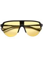 District Vision Black And Yellow Nako Sunglasses