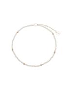Anissa Kermiche 14k Gold And Pearl Anklet - White