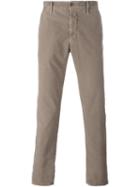 Incotex Slim Fit Chinos, Men's, Size: 33, Nude/neutrals, Cotton/spandex/elastane