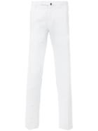 Incotex - Plain Chinos - Men - Cotton/linen/flax - 52, White, Cotton/linen/flax