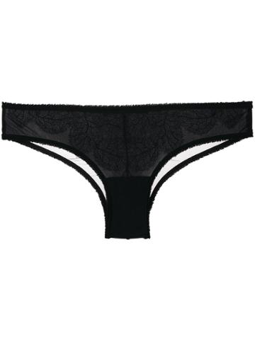 Chite' Fitted Brief Bottoms - Black