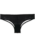 Chite' Fitted Brief Bottoms - Black