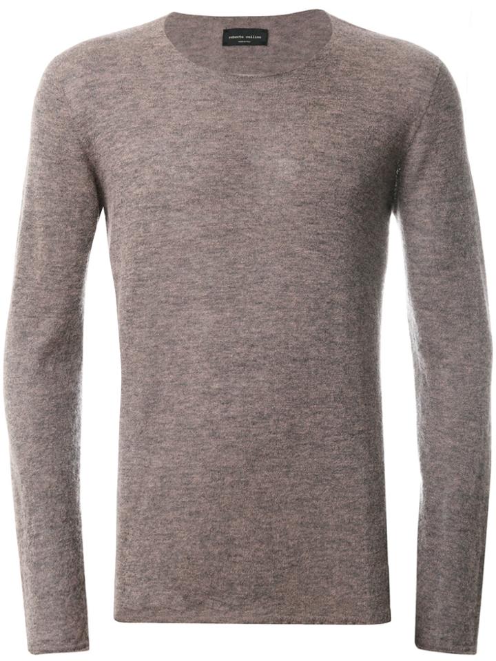Roberto Collina Classic Knitted Sweater - Pink & Purple