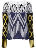 Kenzo Multi-graphic Knit Sweater - Multicolour