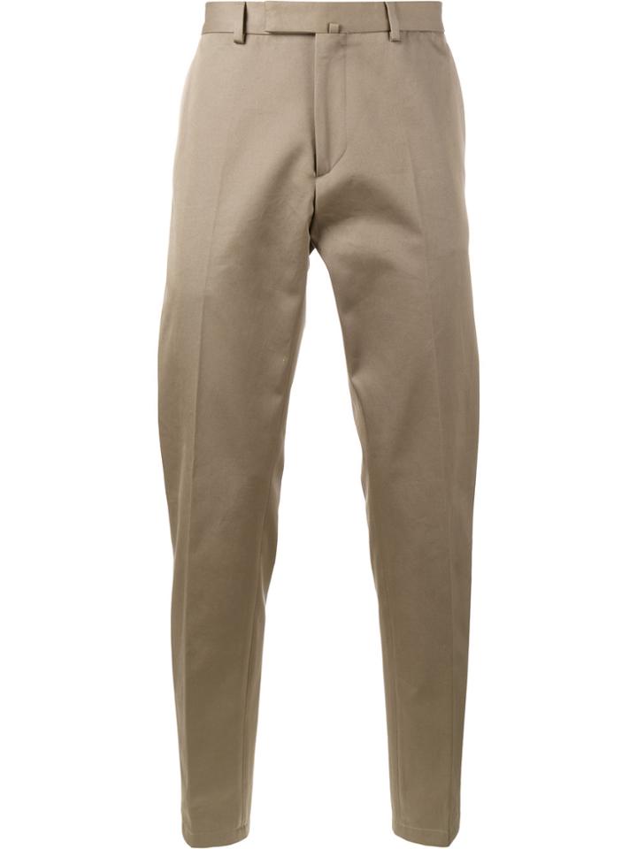 Valentino Rockstud Straight-leg Chinos - Nude & Neutrals