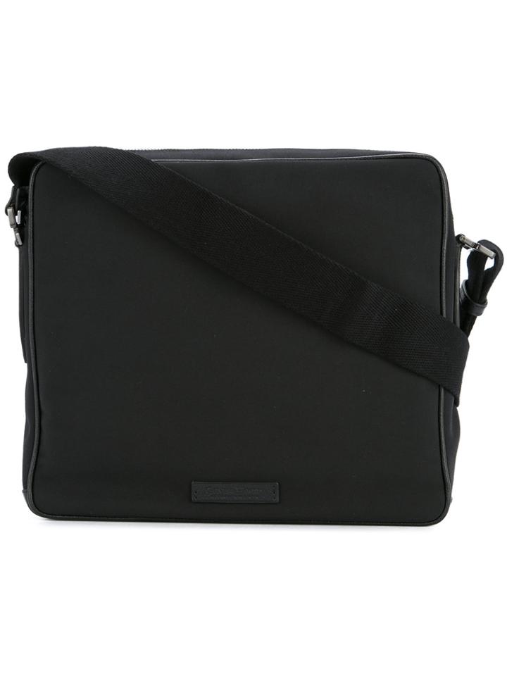 Gieves & Hawkes Zipped Shoulder Bag - Black