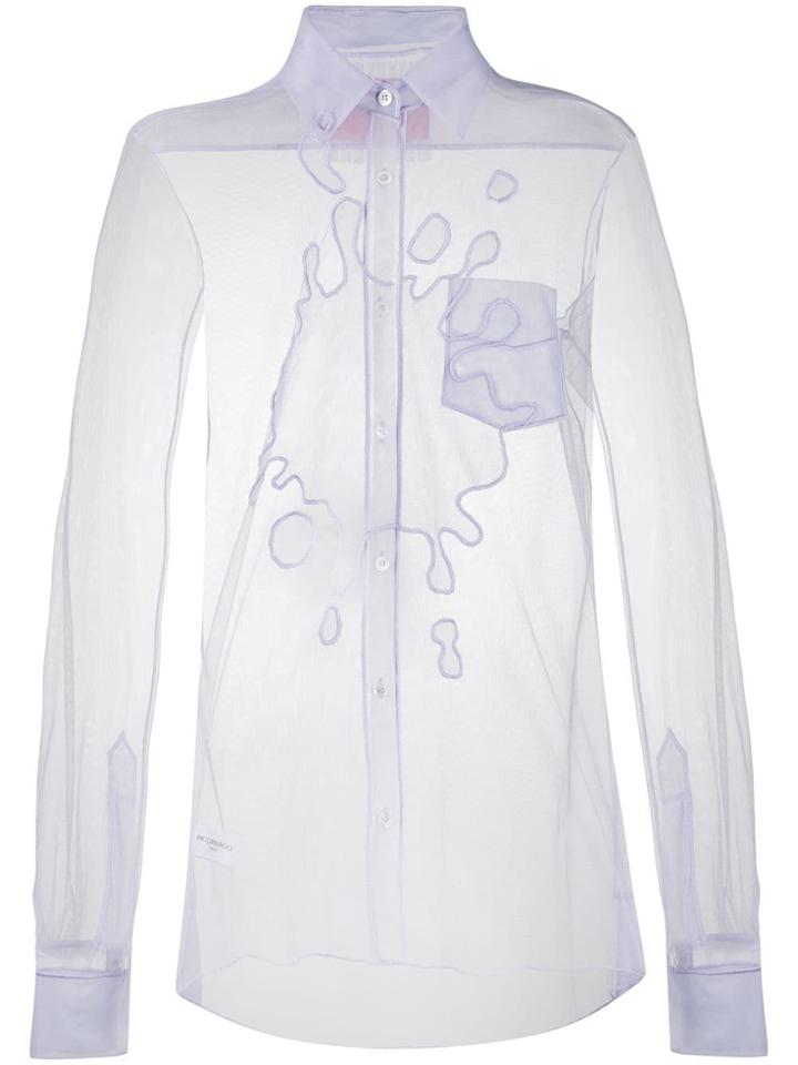 Viktor & Rolf The Splash Tulle Shirt - Purple