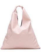 Mm6 Maison Margiela Japanese Triangle Tote Bag - Pink & Purple