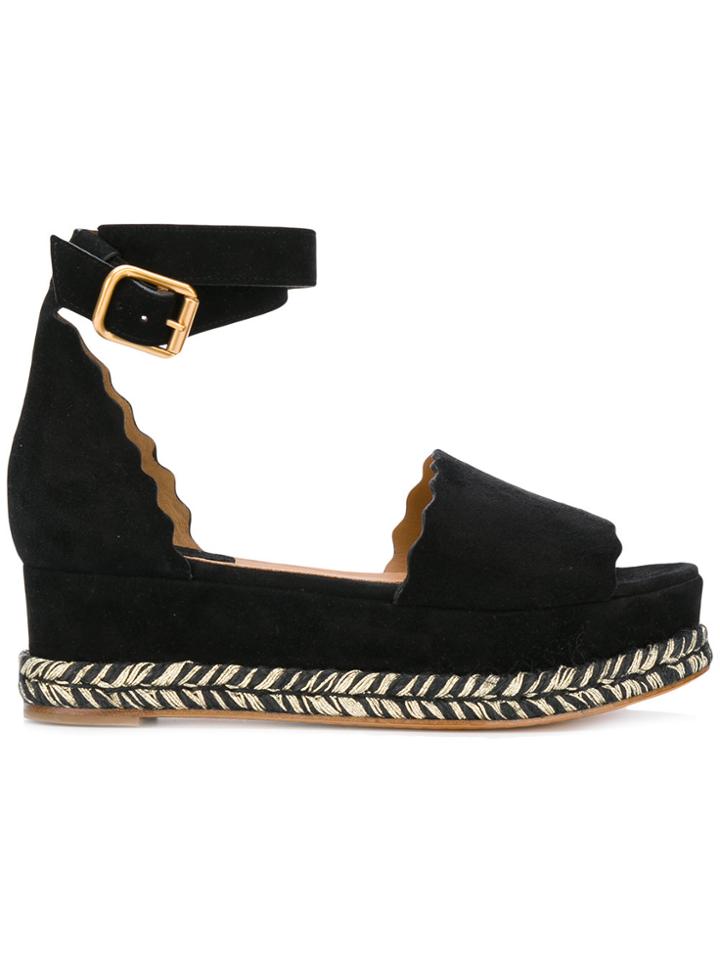Chloé Lauren Sandals - Black