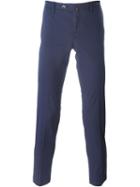 Pt01 Slim Chino Trousers, Men's, Size: 52, Blue, Cotton/linen/flax/spandex/elastane