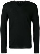Boss Hugo Boss Melba V-neck Jumper - Black