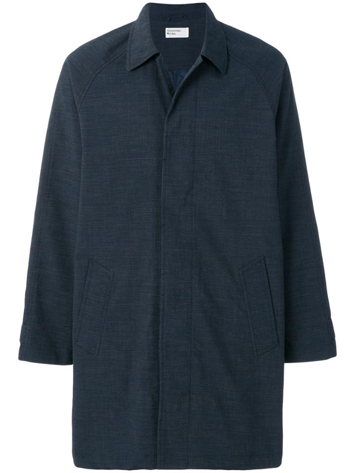 Universal Works Naval Coat - Blue