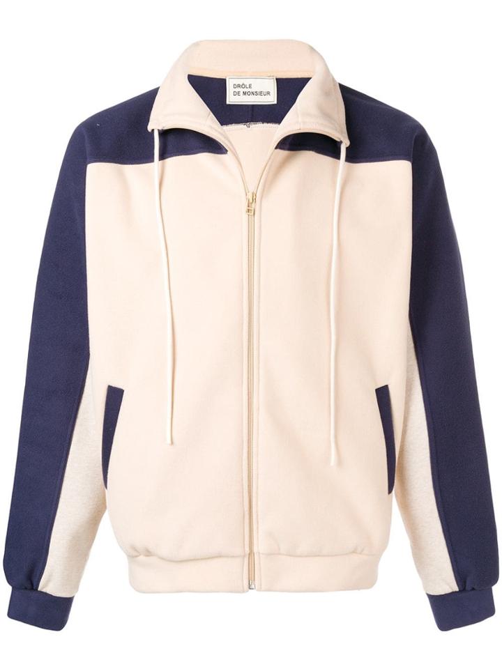 Drôle De Monsieur Polar Track Jacket - Neutrals