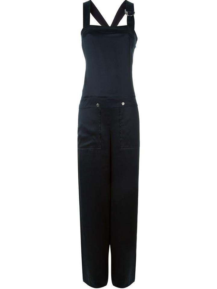 Kenzo Oversized Jumpsuit, Women's, Size: 38, Black, Silk
