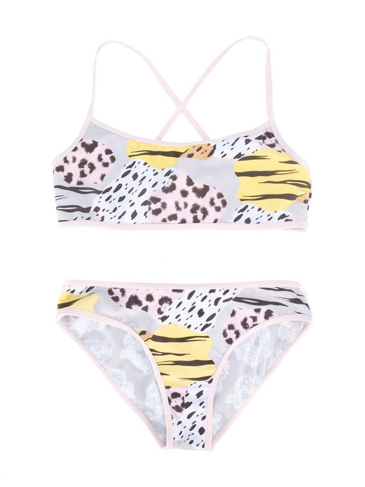Kenzo Kids Jungle Print Bikini, Girl's, Size: 14 Yrs