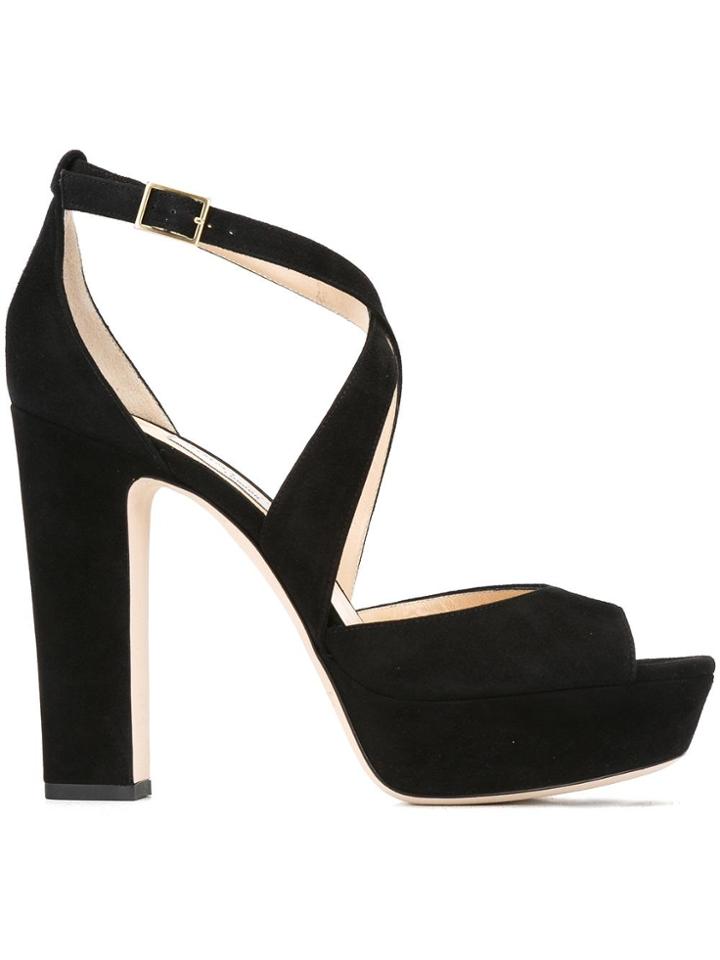Jimmy Choo April 120 Sandals - Black