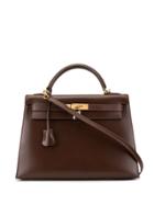 Hermès Pre-owned Kelly Sellier 32 2way Bag - Brown