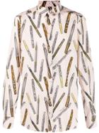 Dolce & Gabbana Pen Print Shirt - Pink