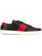 Saint Laurent Court Classic Sneakers, Men's, Size: 42.5, Black, Calf Leather/rubber