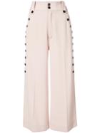 Derek Lam 10 Crosby - Nautical Trousers - Women - Polyester/triacetate - 10, Nude/neutrals, Polyester/triacetate