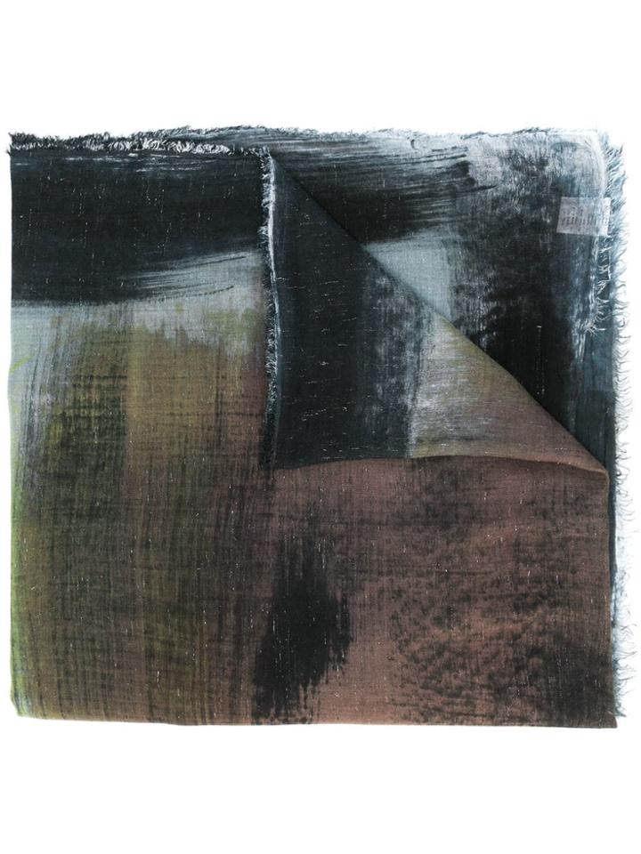 Faliero Sarti Diarock Print Scarf - Green