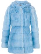 Liska Valencia Hood Coat - Blue