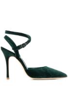 Manolo Blahnik Tidra Strappy Pumps - Green