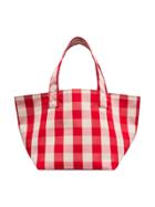Trademark Red And White Gingham Grocery Bag