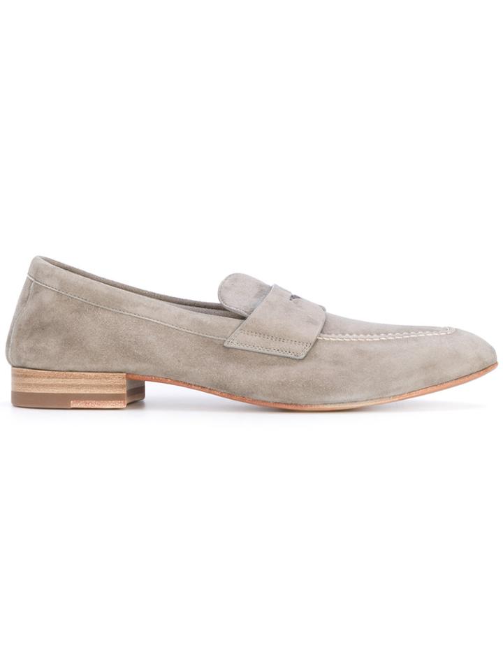 Santoni Classic Loafers - Grey