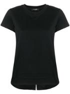 Twin-set Buttoned Back T-shirt - Black