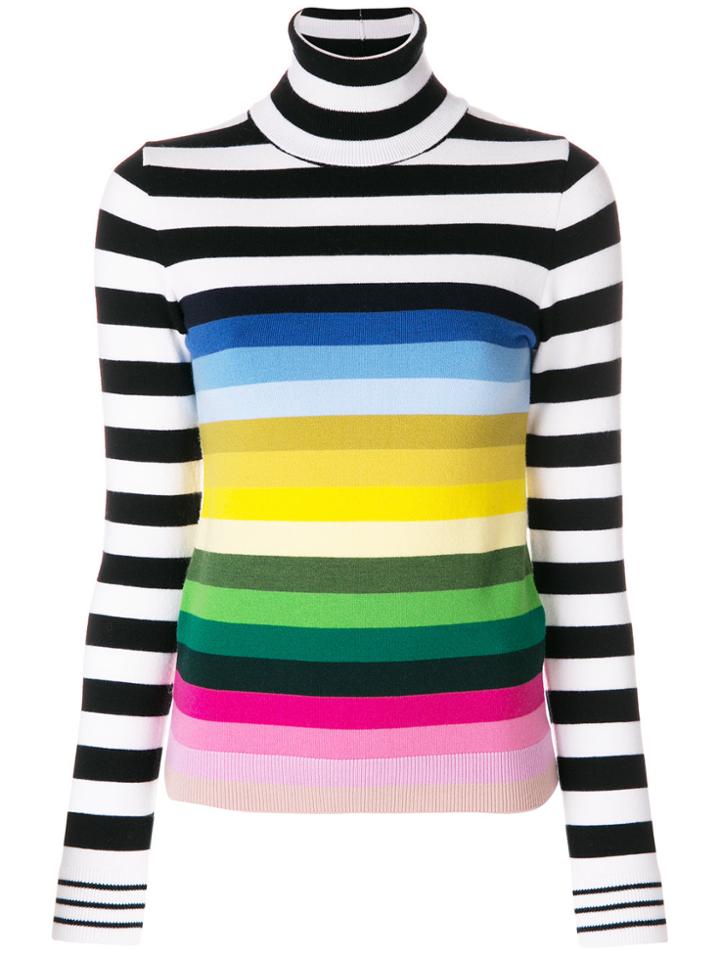 No21 High Neck Striped Jumper - Unavailable