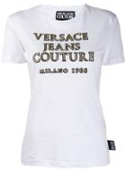 Versace Jeans Couture Logo Appliqué T-shirt - White