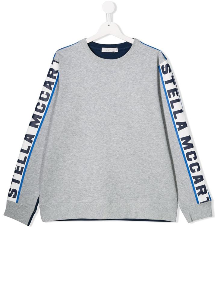 Stella Mccartney Kids Teen Stella Print Sweatshirt - Grey