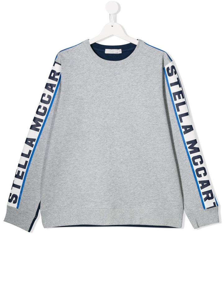 Stella Mccartney Kids Teen Stella Print Sweatshirt - Grey