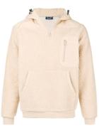 Paterson. Shearling Hoodie - Nude & Neutrals