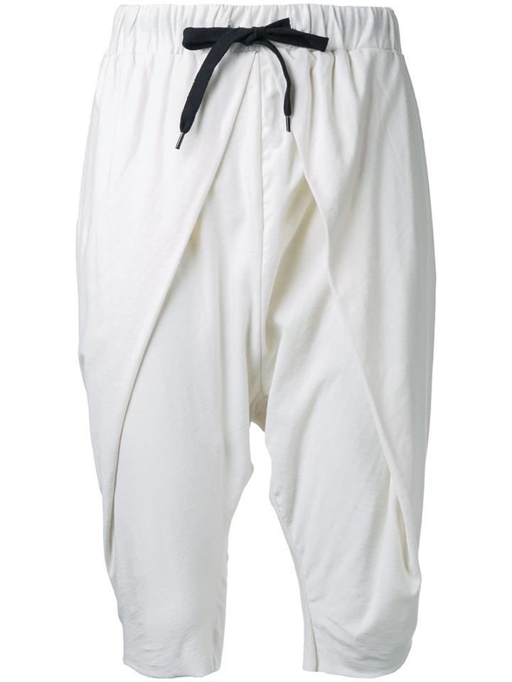 First Aid To The Injured - Calamus Shorts - Women - Cotton - 4, Women's, White, Cotton